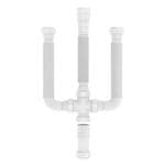 Sifão Extensivo Triplo Branco Blukit