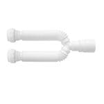 Sifão Extensivo Duplo Branco Universal Blukit