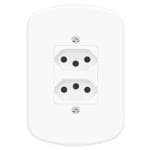 Tomada Dupla Distanciada 2P+T 20a/250v Blanc Fame