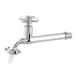 Torneira Fixa Parede Inox 18 cm C-31 Gold Flex